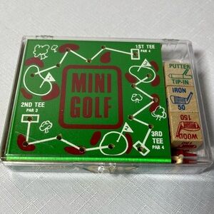vintage Crestline Mini Golf dice game, Crestline Manufacturing Co.